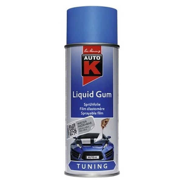 Spray Vopsea Cauciucata Auto-K Liquid Gum Detasabila Albastru 400ML 999CH3908